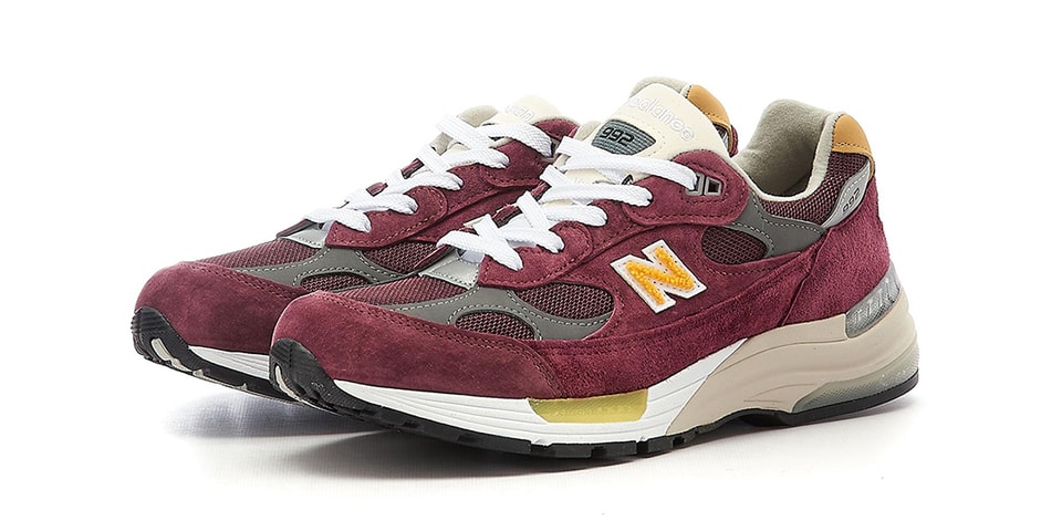 New Balance 992 Burgundy Yellow M992CA Release Info | Hypebeast display picture 1