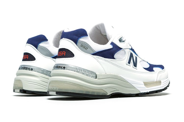 New Balance Drops 992 "White/Navy" to See You Through the Summer