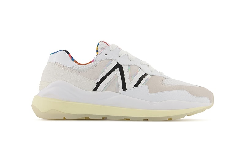 New Balance “Everybody's Welcome” Collection Release Info pride month LGBTQIA+ community Front Runners New York footwear sneakers jackets slides rainbow black  M5740PR1