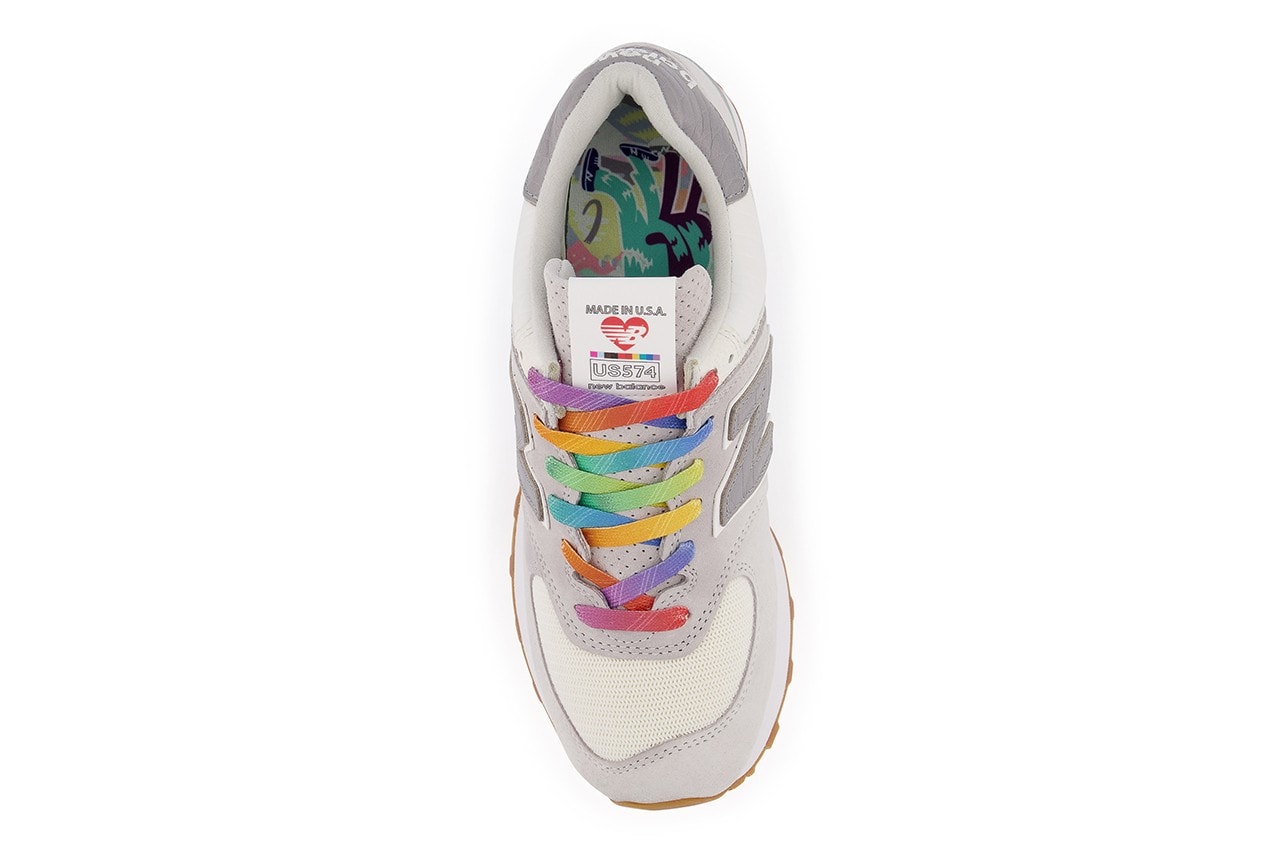 New Balance “Everybody's Welcome” Collection Release Info pride month LGBTQIA+ community Front Runners New York footwear sneakers jackets slides rainbow black  M5740PR1