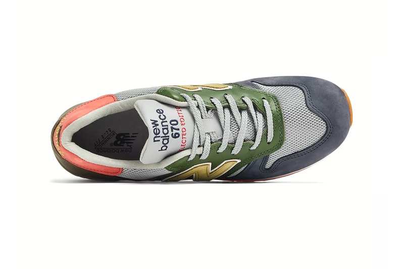 New Balance made in uk M670SPK green grey menswear streetwear kicks shoes sneakers trainers runners footwear spring summer 2021 ss21 collection info
