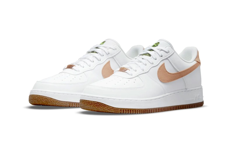 nike air force 1 07 lv8 himalayan rhubarb cz0338 101 menswear streetwear spring summer 2021 collection ss21 footwear sneakers shoes kicks info