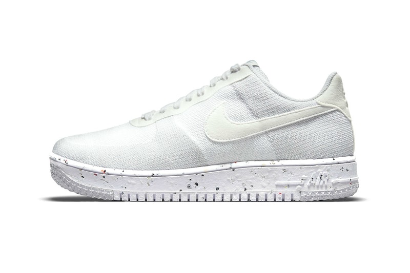 nike air force 1 crater flyknit white dc4831 100 menswear streetwear kicks shoes sneakers trainers runners spring summer 2021 ss21 collection info