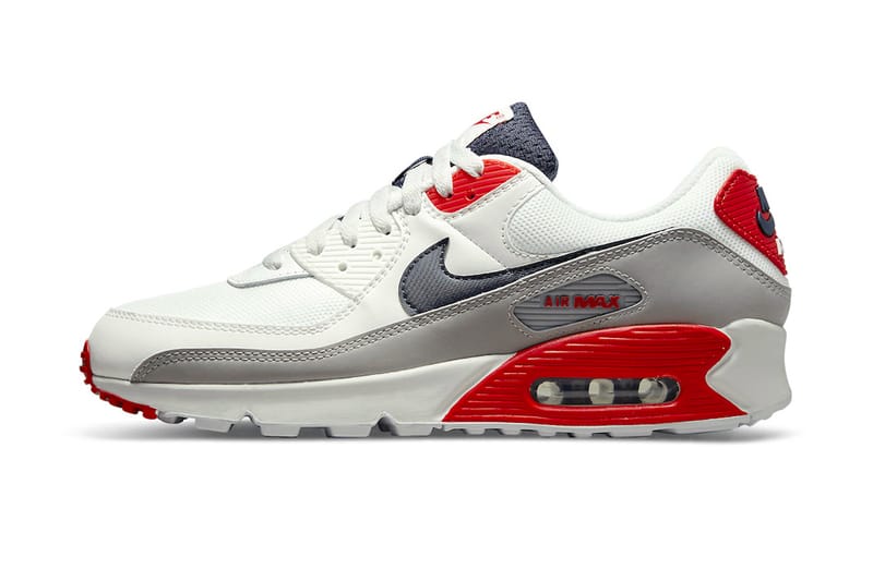 red white and grey air max 90