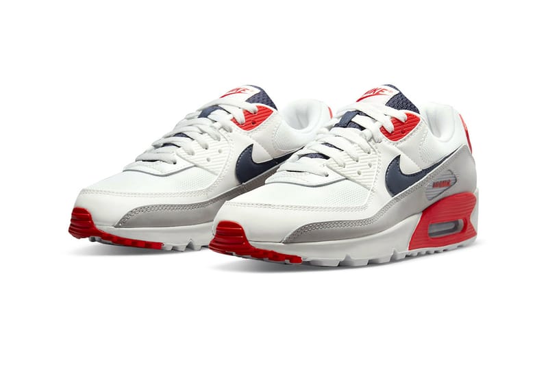 air max 90 white and navy