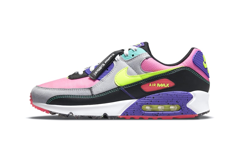 nike air max 90 exeter edition multi color dj5917 600 dj5922 001 menswear streetwear sneakers shoes runners trainers ss21 collection info