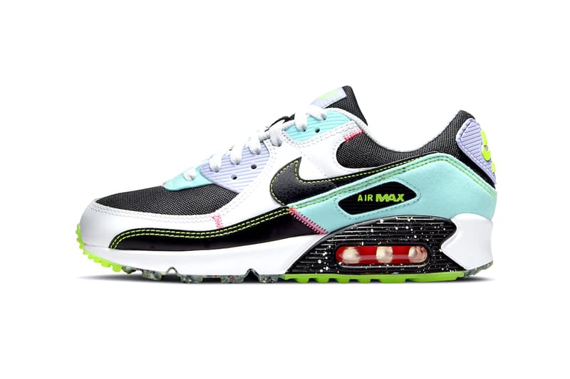 nike air max 90 exeter edition multi color dj5917 600 dj5922 001 menswear streetwear sneakers shoes runners trainers ss21 collection info