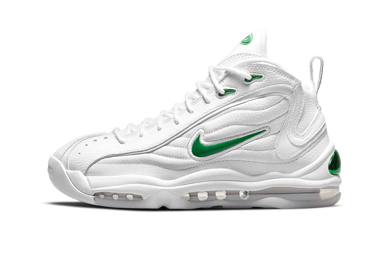 Nike Air Total Max Uptempo White Green menswear streetwear shoes kicks sneakers trainers runners spring summer 2021 ss21 collection
