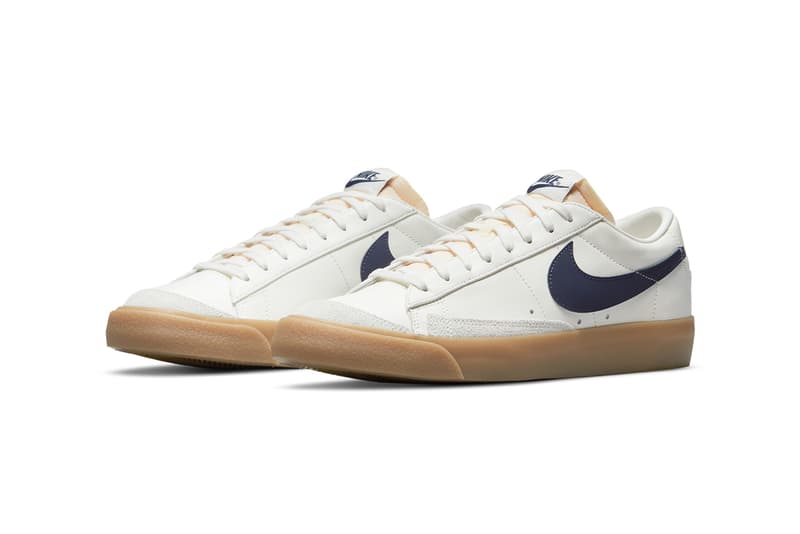 nike blazer low killshot 2 sail gum light brown summit white midnight navy blue DM8334 100 official release date info photos price store list buying guide