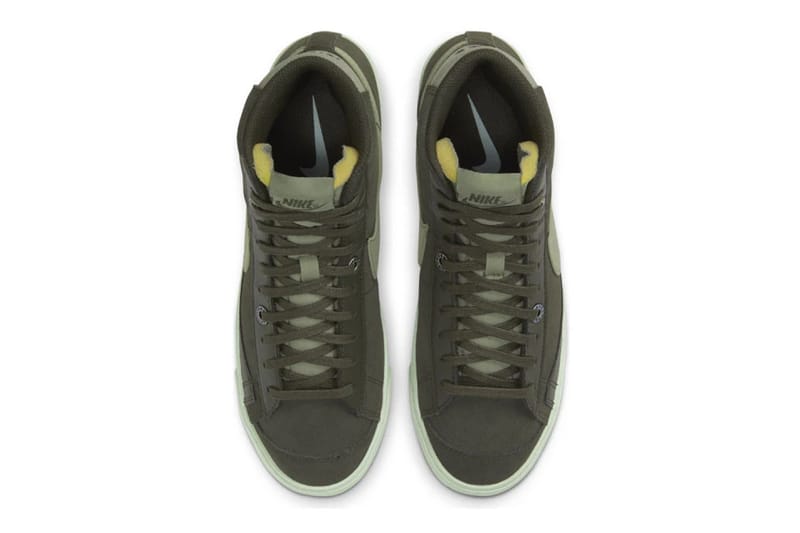 army green nike blazers