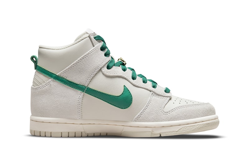nike sportswear dunk high first use sail green dd0733 001 official release date info photos price store list buying guide