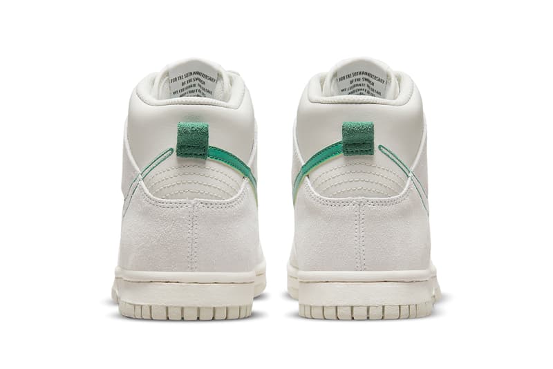 nike sportswear dunk high first use sail green dd0733 001 official release date info photos price store list buying guide