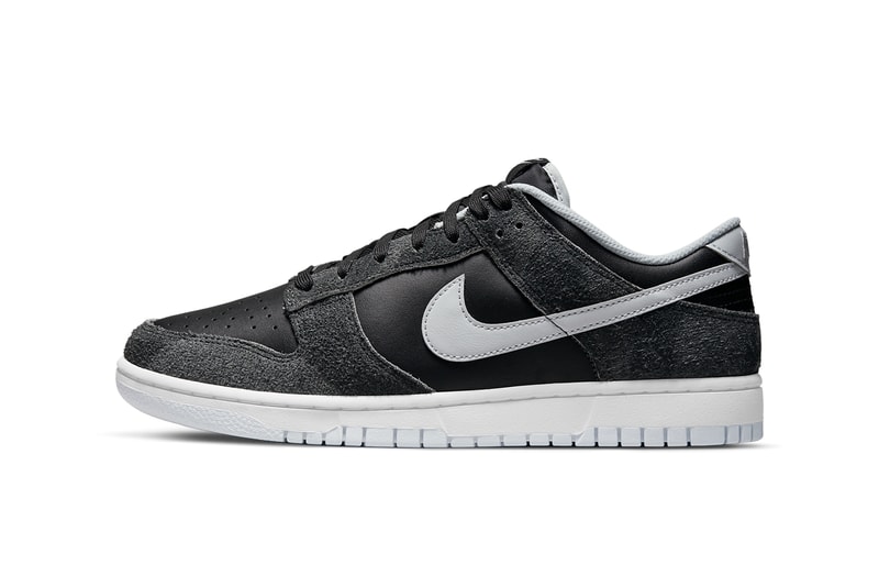 nike sportswear dunk low animal pack black pure platinum anthracite gray dh7913 001 official release date info photos price store list buying guide