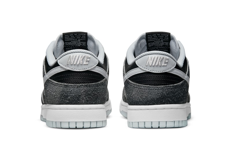 nike sportswear dunk low animal pack black pure platinum anthracite gray dh7913 001 official release date info photos price store list buying guide