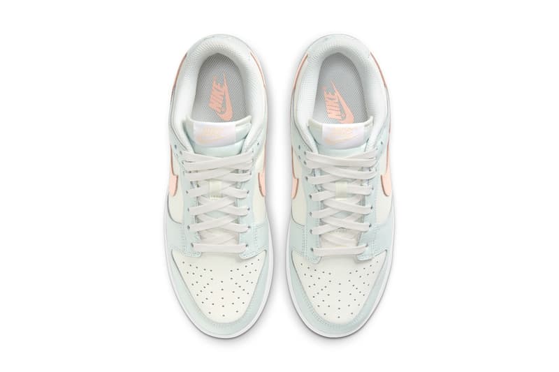 nike sportswear dunk low barely green womens sail crimson tint white DD1503 104 official release date info photos price store list buying guide