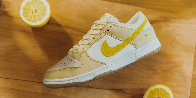 lemon drop dunks on feet