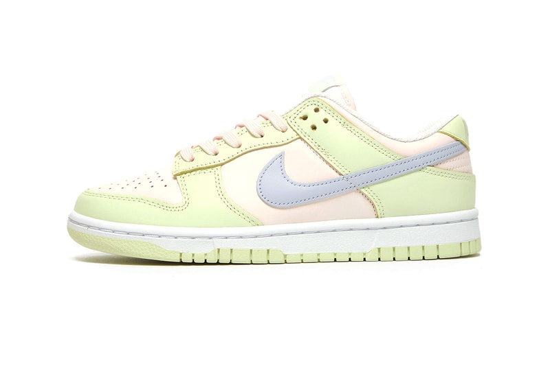 nike dunk light soft pink ghost low lime ice white DD1503 600 release date info store list buying guide photos price 