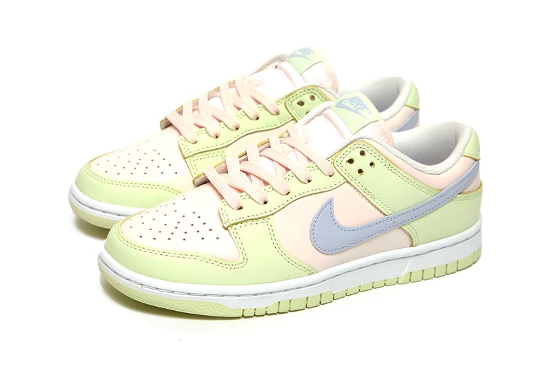 nike dunk light soft pink ghost low lime ice white DD1503 600 release date info store list buying guide photos price 