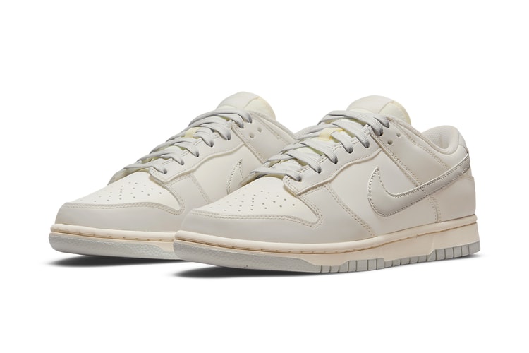 Nike Dunk Low is Revealed in a Clean "Sail/Light Bone" Color Scheme