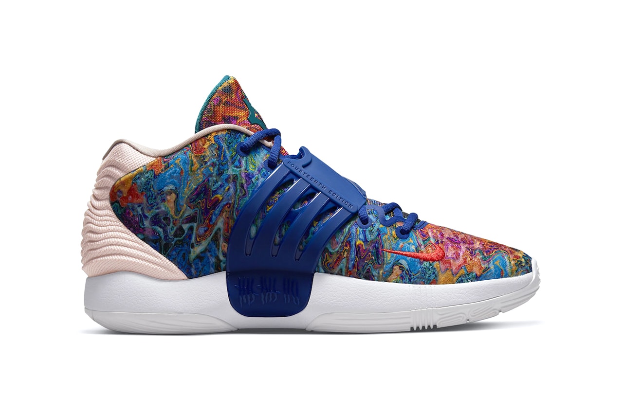 nike kd 14 deep royal blue pale coral cw3935 400 menswear streetwear kicks shoes sneakers runners trainers spring summer 2021 ss21 collection info