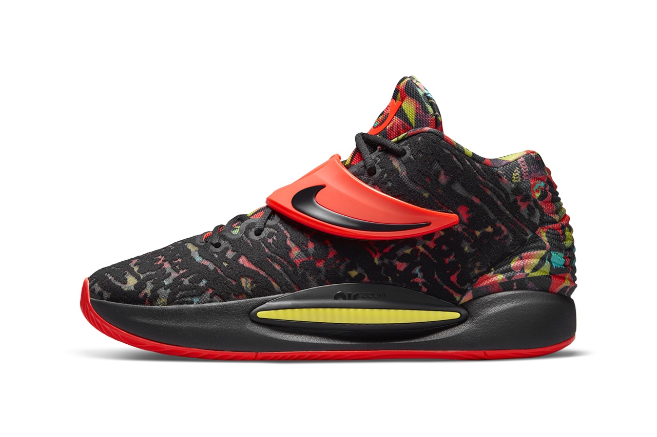 nike kd 14 ky d black red  CZ0170 002 release date info store list buying guide photos price kevin durant kyrie irving 1 dream basketball 