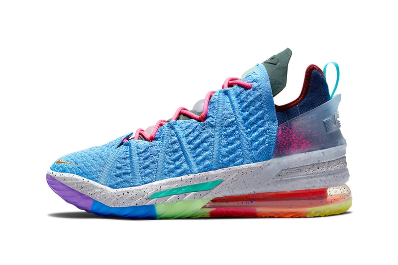 nike lebron 18 multi color DM2813 400 release date info store list buying guide photos price 