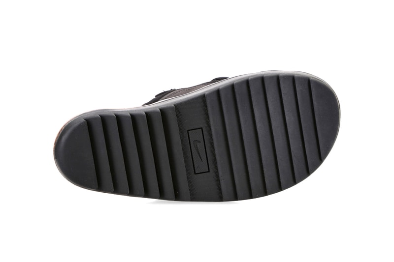 Nike Offline 2.0 Mule Black Technical Upper Design Swoosh Cork Midsole Track Trail Ridged Sole Unit Toothed Air Sandal Indoors Footwear Birkenstock Crocs Craze Comfy Comfort Lounge Slide