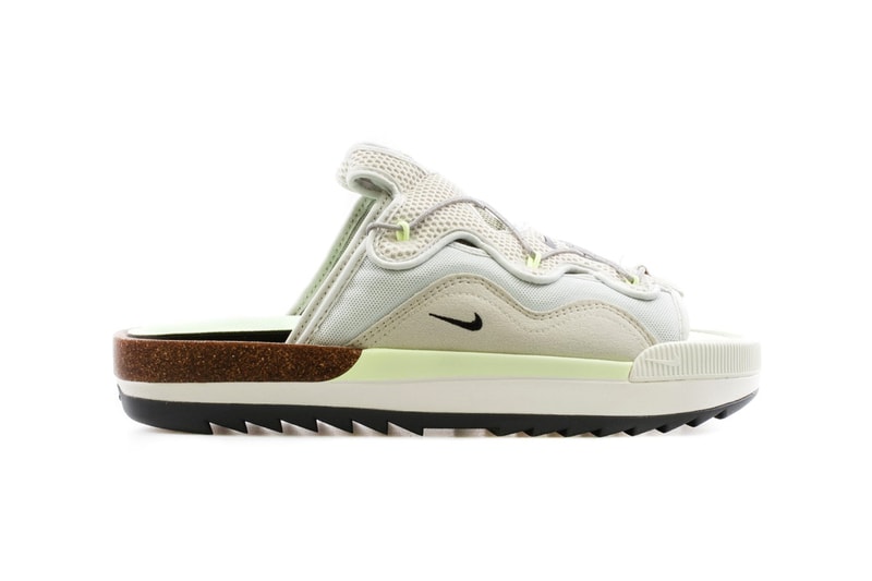 Nike Offline 2.0 Mule Bone Black Technical Upper Design Swoosh Cork Midsole Track Trail Ridged Sole Unit Toothed Air Sandal Indoors Footwear Birkenstock Crocs Craze Comfy Comfort Lounge Slide CZ0332-002
