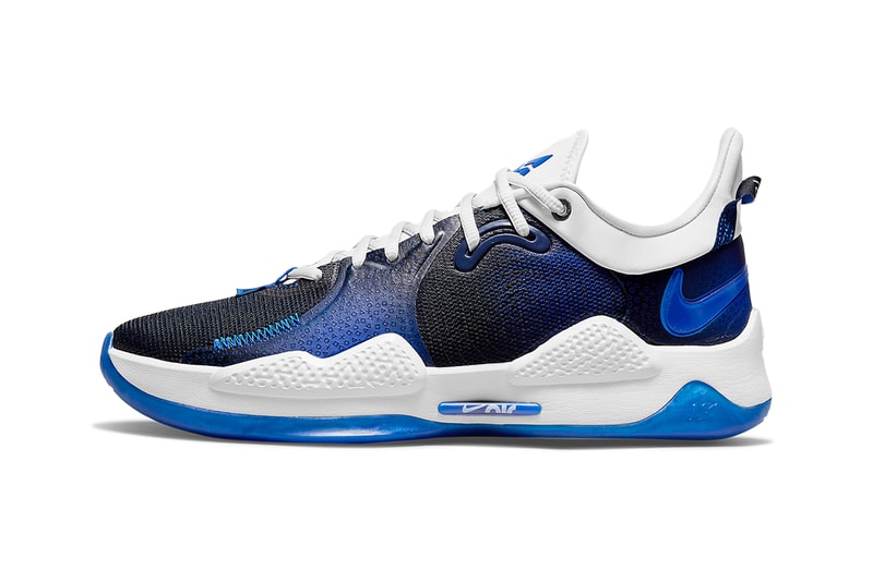 nike pg 5 playstation blue white CW3144 400 release date info store list buying guide photos price 