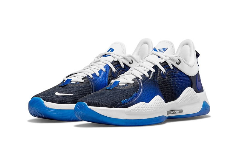 nike pg 5 playstation blue white CW3144 400 release date info store list buying guide photos price 