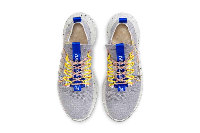 nike space hippie 01 02 03 photon dust royal blue this is trash CQ3988 CQ3989 CZ6148 003 official release date info photos price store list buying guide
