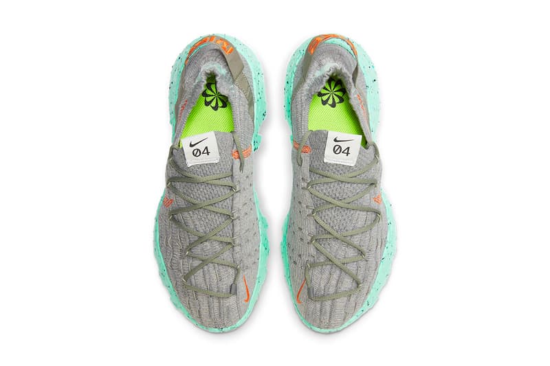 nike space hippie 04 dark stucco light bone green glow team orange CZ6398 020 release info date store list buying guide photos price trash 