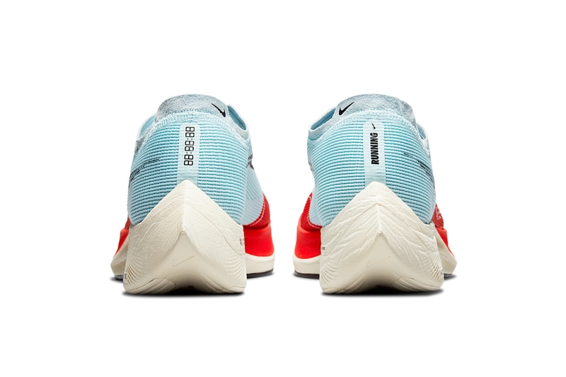 nike running zoomx vaporfly next percent 2 og glacier blue chile red pale ivory black CU4111 400 breaking2 official release date info photos price store list buying guide