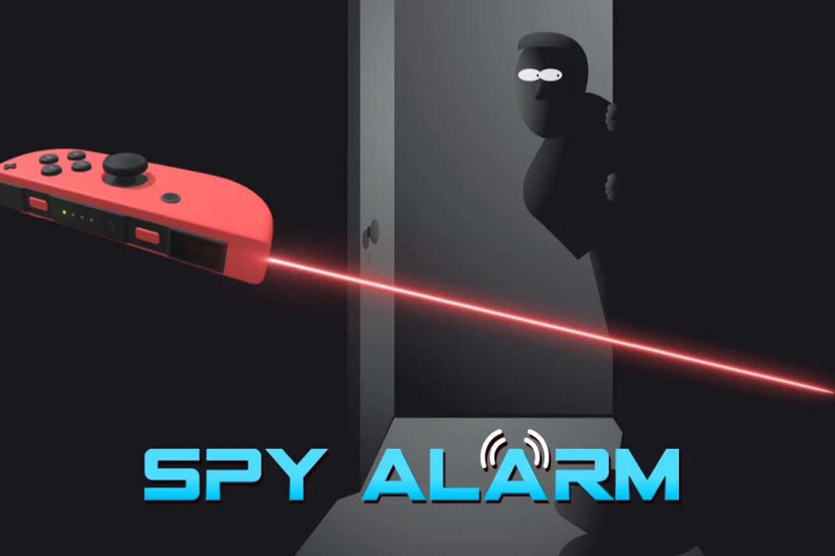 sabec spy alarm infrared tripwire app nintendo switch joy con controllers home security 