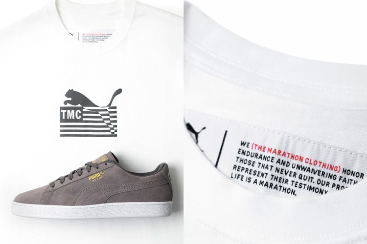 Nipsey Hussle's The Marathon Clothing and PUMA Ready Collaborative Suede and T-Shirt