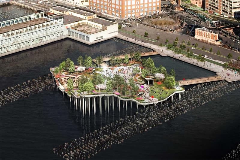 new york city little island park opening info 2.4 acre plants hudson river nyc reservations info 