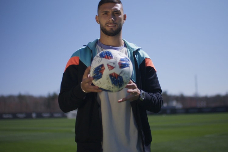 Essentials With NYCFC's Valentin Castellanos Featuring His Olympic Jersey And Medals