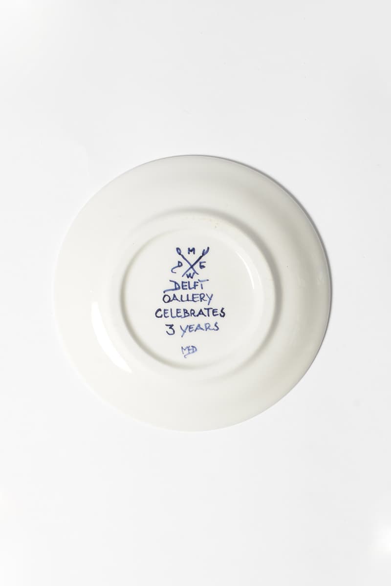 OALLERY 3 Year Anni Delfblue Cup Saucer menswear streetwear retailer accessories amsterdam collectibles info