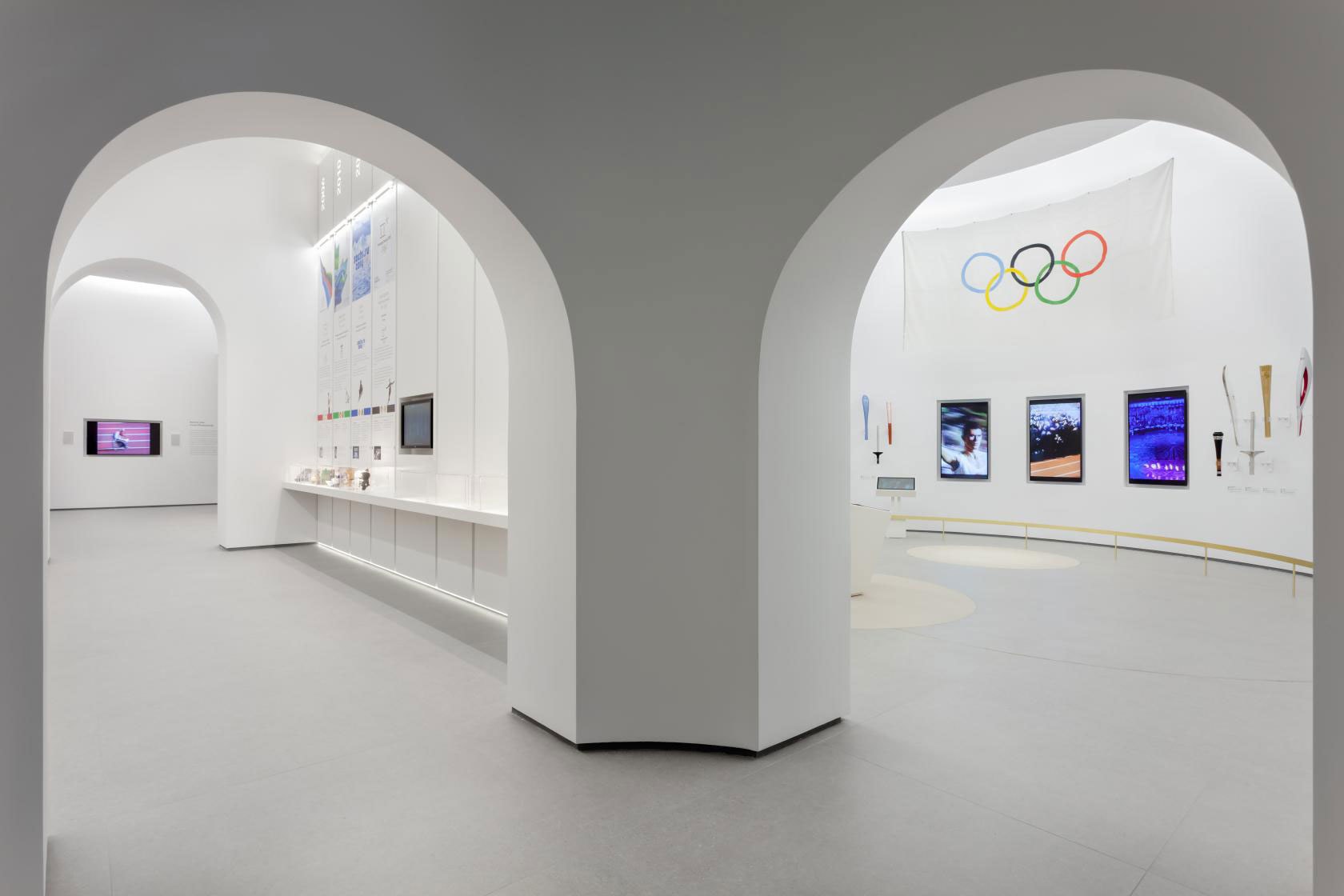 olympic museum athens greece exhibition artwork sports memorablilia