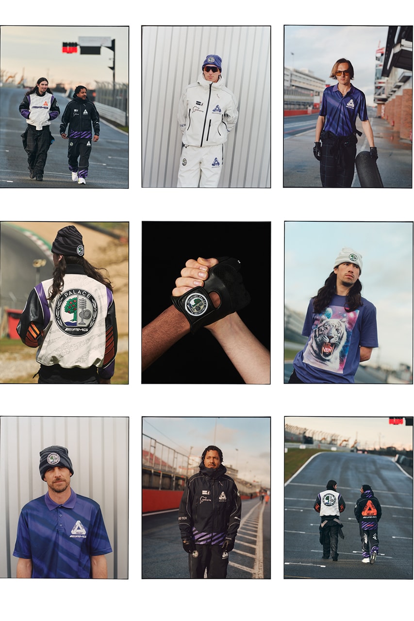 palace skateboards mercedes amg collection release details motorsport GT3 apparel buy cop purchase
