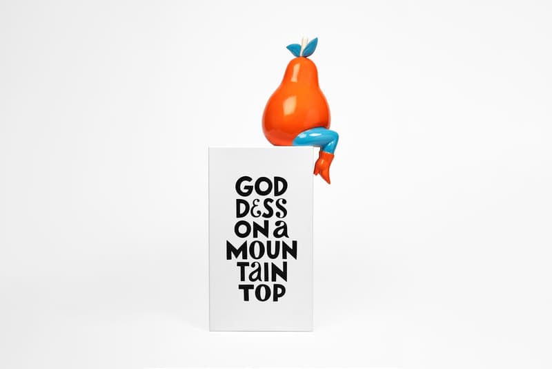 parra goddess on a mountain top sculpture edition