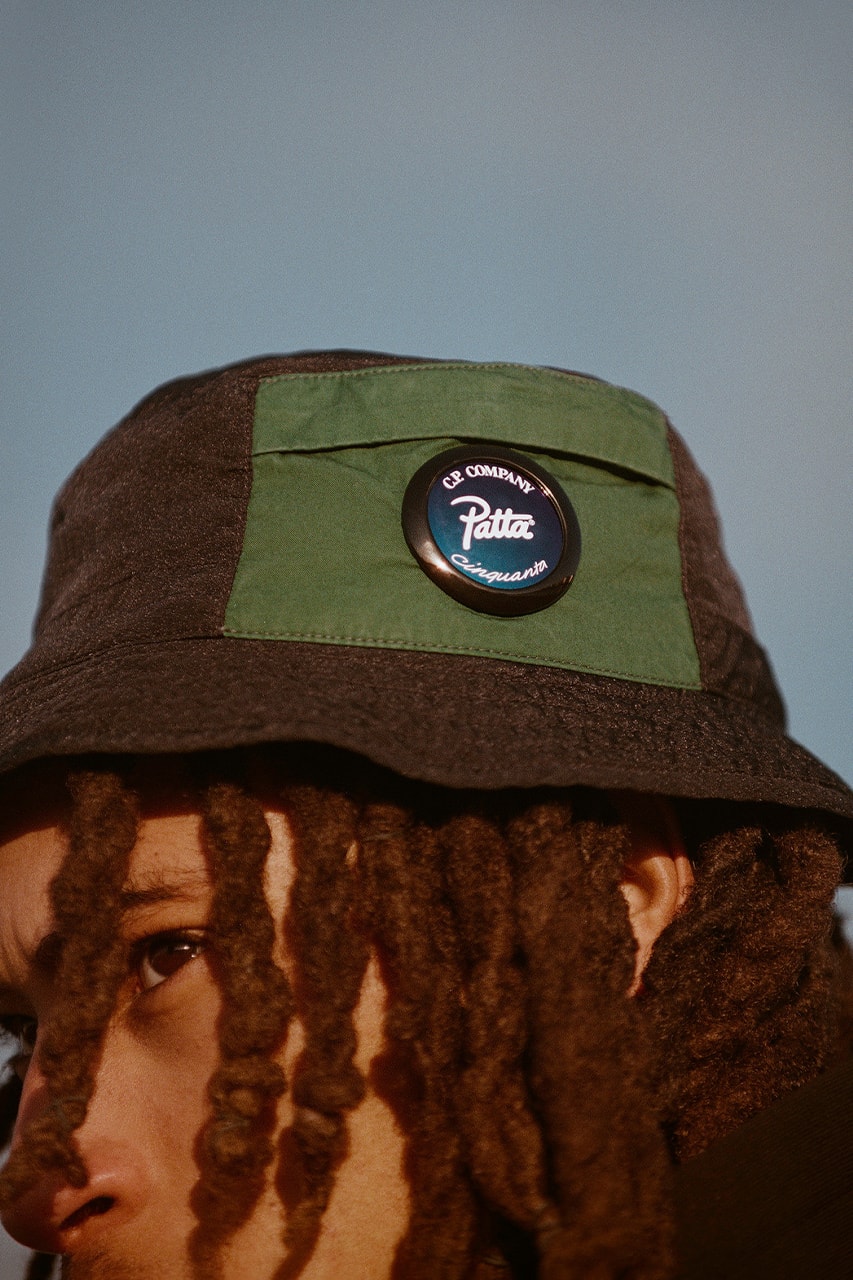 Patta x C.P. Company Spring/Summer 2021 Release bucket hat jacket zip up trousers release info