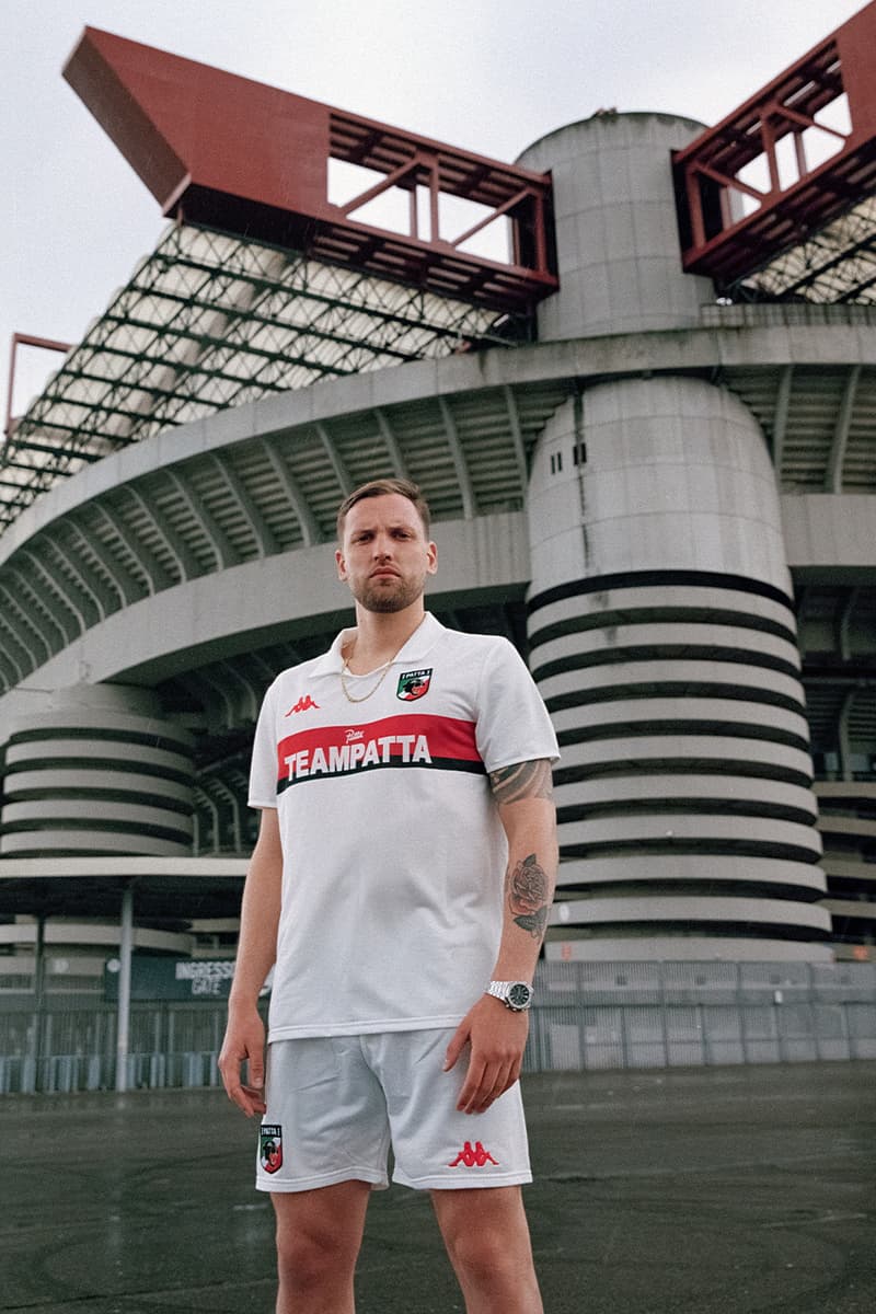 Patta x Kappa AC Milan 1988-89 Jersey Release san siro football soccer kit white red