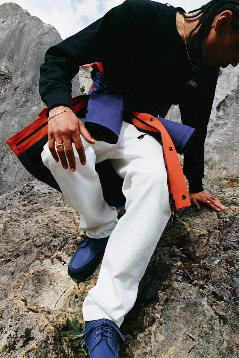 patta sebago ss21 collaboration release info mid ranger boot sailing jacket