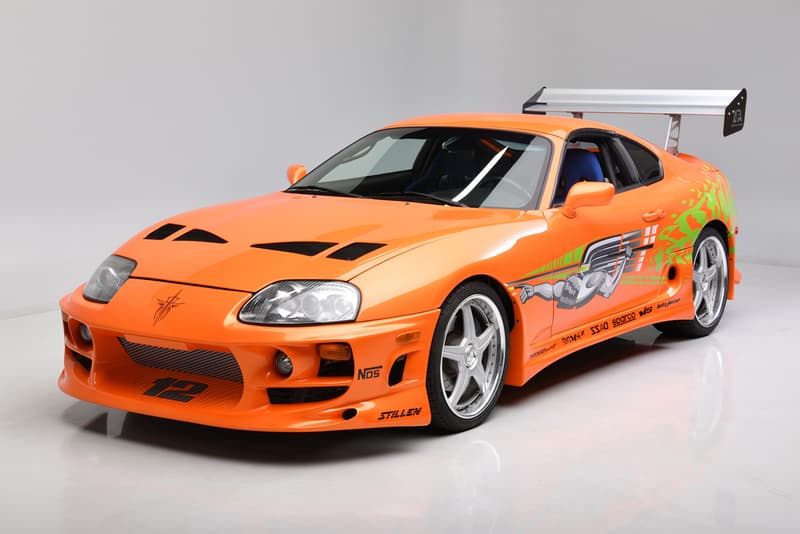 Paul Walker Brian O'Conner The Fast and The Furious 2Fast 2Furious Toyota Supra Lamborghini Diablo Orange Tuned Racer JDM Movie Car For Sale Barret-Jackson Auction
