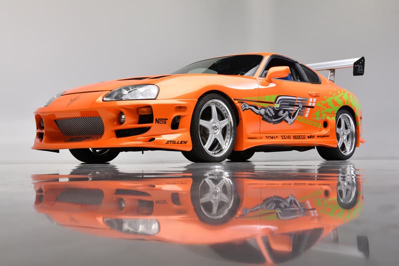 Paul Walker Brian O'Conner The Fast and The Furious 2Fast 2Furious Toyota Supra Lamborghini Diablo Orange Tuned Racer JDM Movie Car For Sale Barret-Jackson Auction