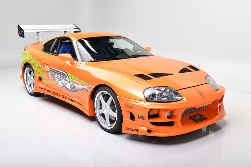 Paul Walker Brian O'Conner The Fast and The Furious 2Fast 2Furious Toyota Supra Lamborghini Diablo Orange Tuned Racer JDM Movie Car For Sale Barret-Jackson Auction