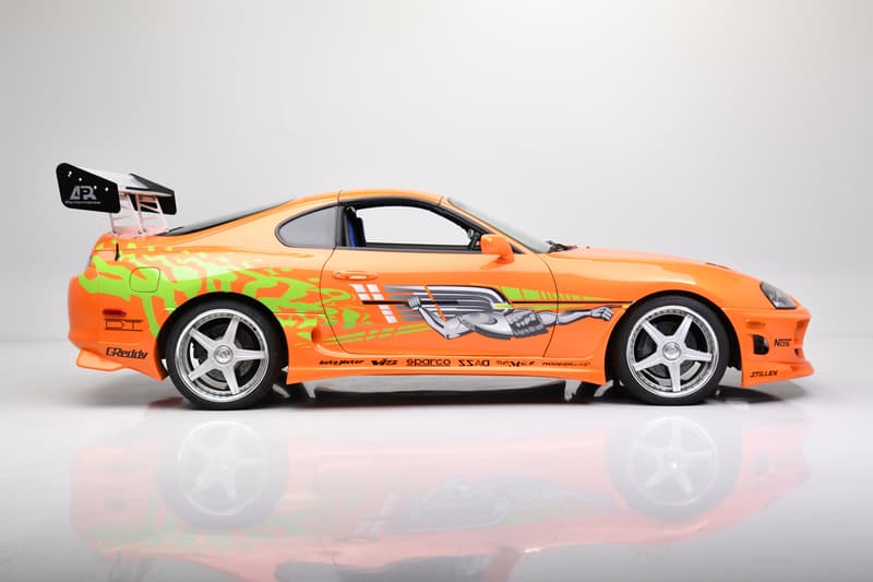 Paul Walker Brian O'Conner The Fast and The Furious 2Fast 2Furious Toyota Supra Lamborghini Diablo Orange Tuned Racer JDM Movie Car For Sale Barret-Jackson Auction