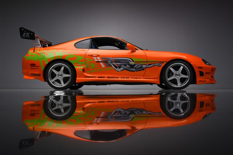 Paul Walker Brian O'Conner The Fast and The Furious 2Fast 2Furious Toyota Supra Lamborghini Diablo Orange Tuned Racer JDM Movie Car For Sale Barret-Jackson Auction