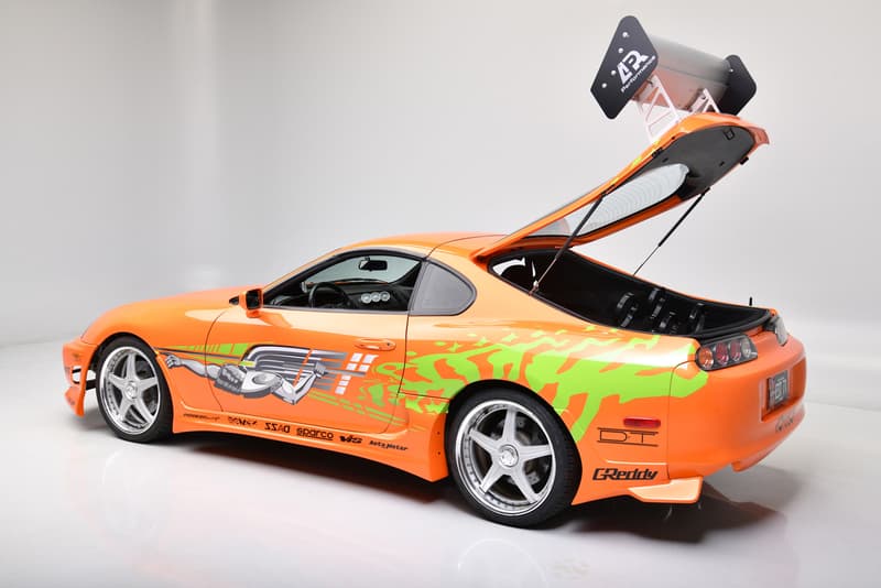 Paul Walker Brian O'Conner The Fast and The Furious 2Fast 2Furious Toyota Supra Lamborghini Diablo Orange Tuned Racer JDM Movie Car For Sale Barret-Jackson Auction